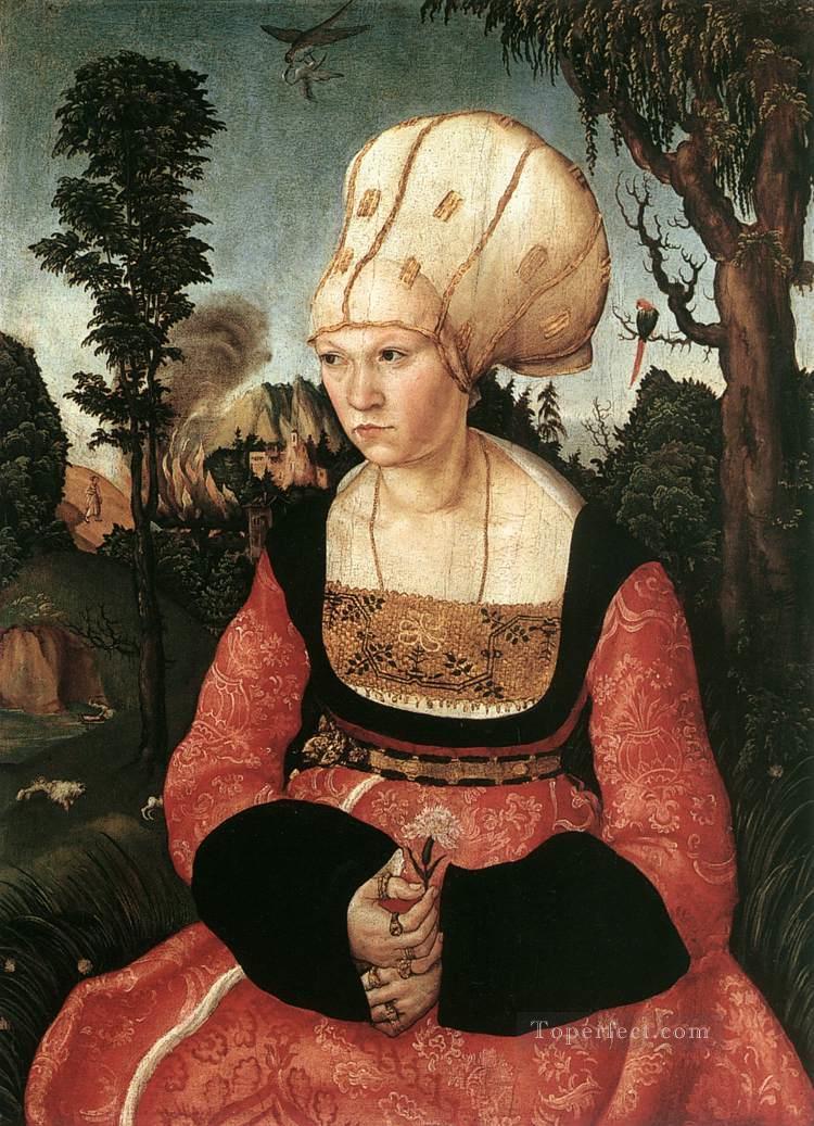 Portrait Of Anna Cuspinian Renaissance Lucas Cranach the Elder Oil Paintings